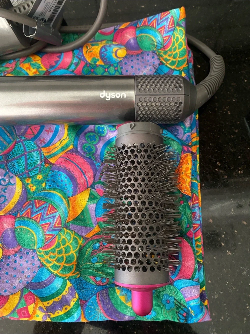 Dyson Air Wrap Styler Set in Pink and Gray